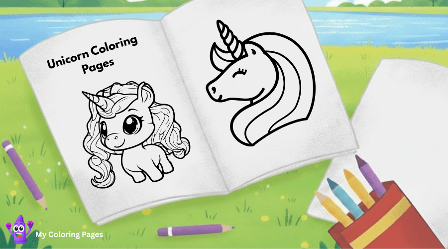 Unicorn Coloring Pages