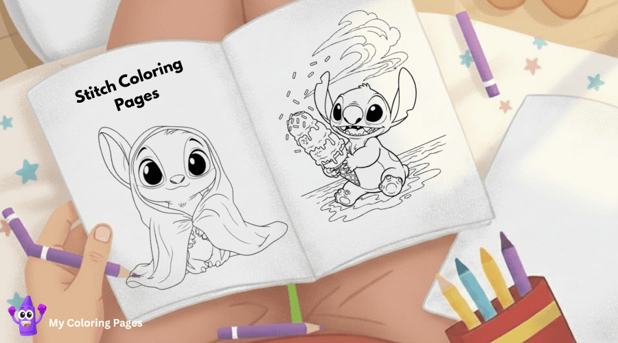 Stitch Coloring Pages