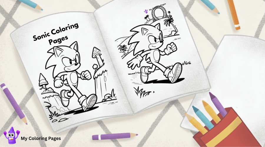 Sonic Coloring Pages