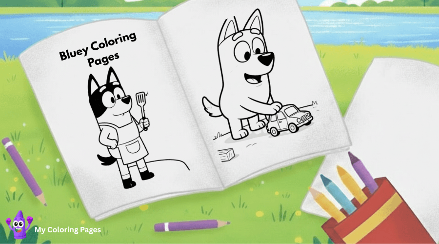 Bluey Coloring Pages