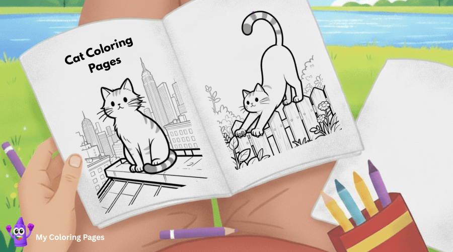Cat Coloring Pages