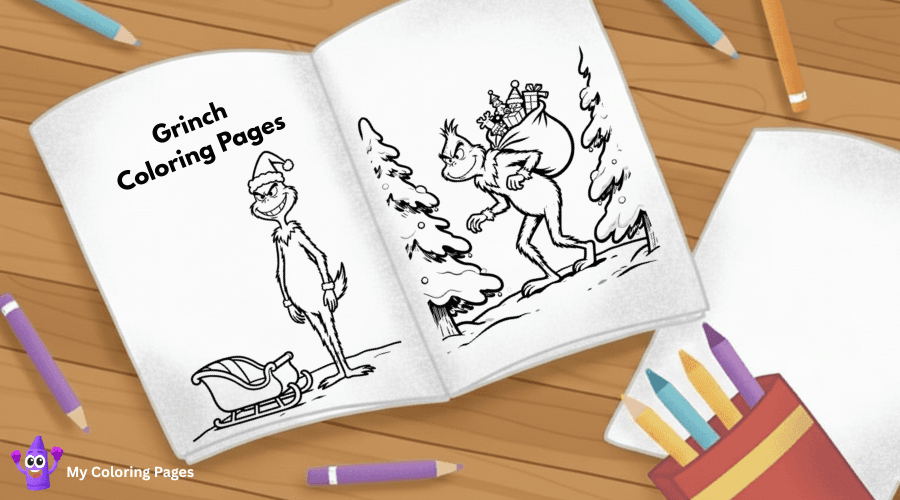 Grinch Coloring Pages