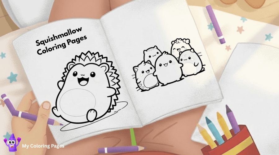 Squishmallow Coloring Pages