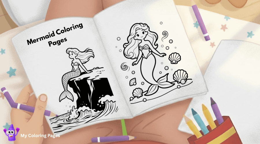Mermaid Coloring Pages