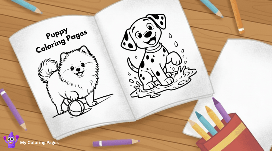 Puppy Coloring Pages