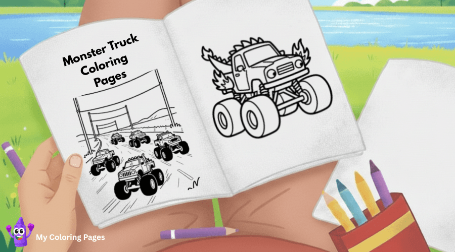 Monster Truck Coloring Pages