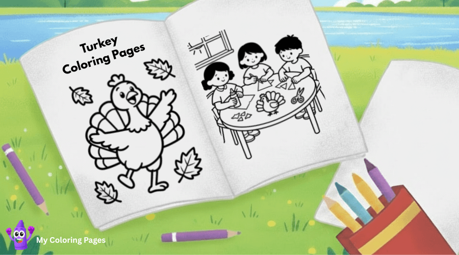 Turkey Coloring Pages