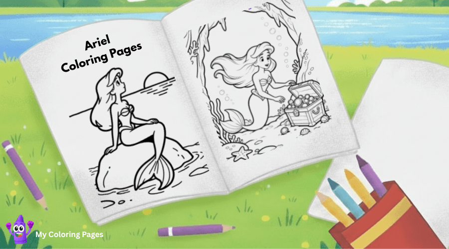 Ariel Coloring Pages
