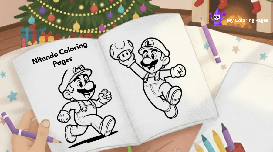 Nintendo Coloring Pages