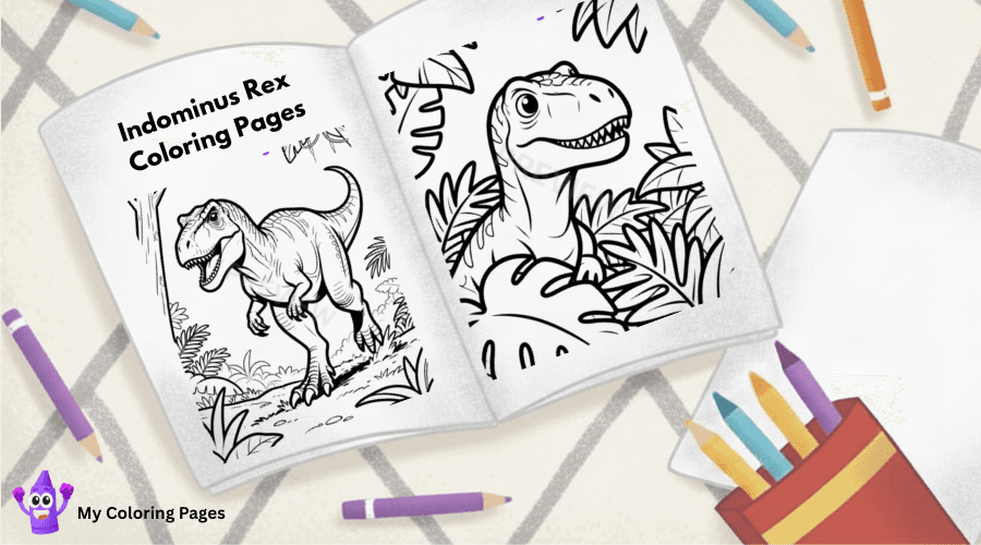 Indominus Rex Coloring Pages