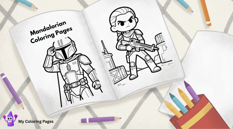 Mandalorian Coloring Pages