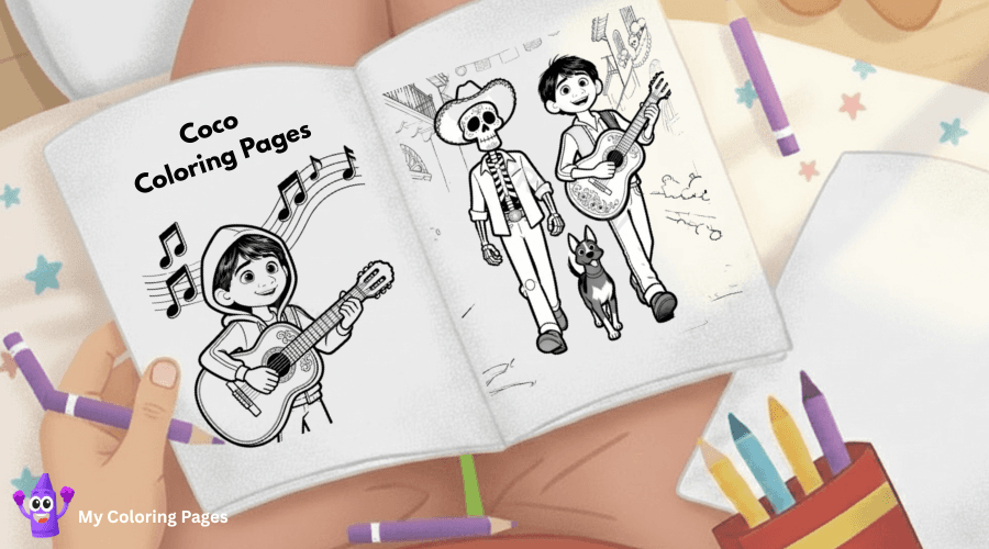 Coco Coloring Pages