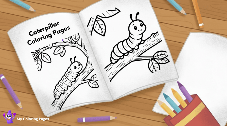 Caterpillar Coloring Pages