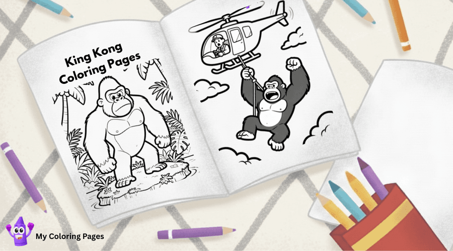 King Kong Coloring Pages