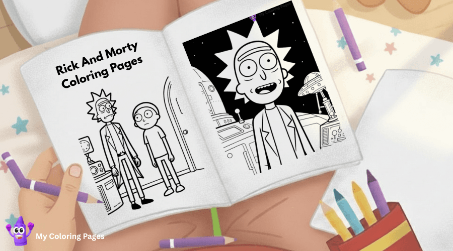 Rick And Morty Coloring Pages