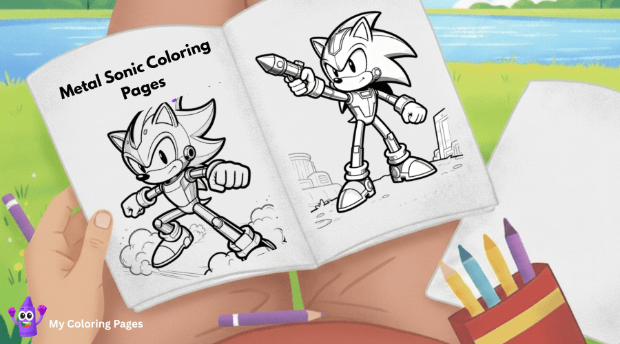 Metal Sonic Coloring Pages