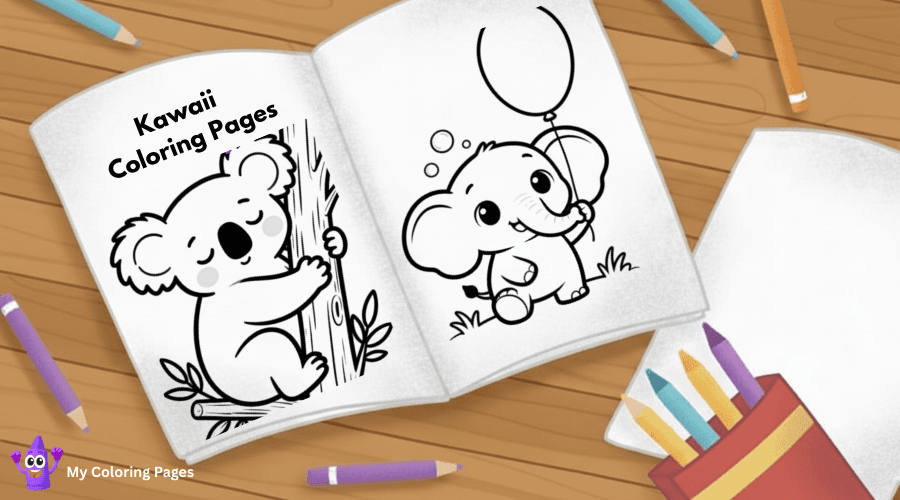 Kawaii Coloring Pages
