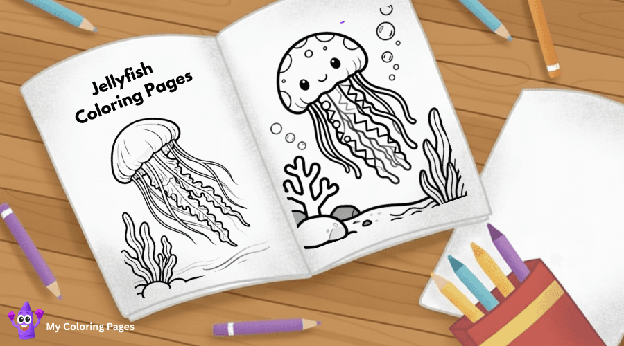 Jellyfish Coloring Pages