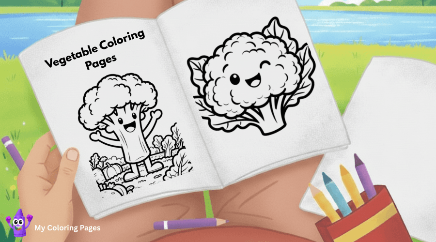 Vegetable Coloring Pages