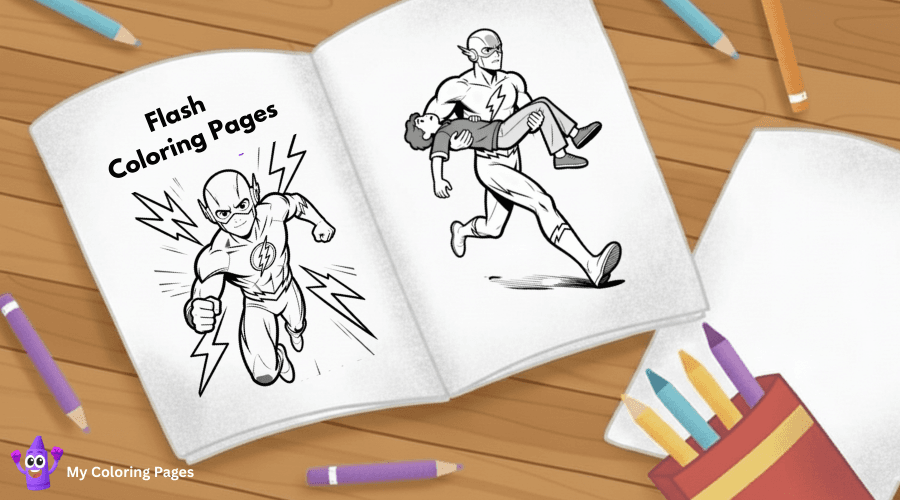 Flash Coloring Pages
