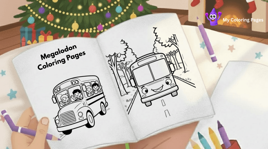 Bus Coloring Pages