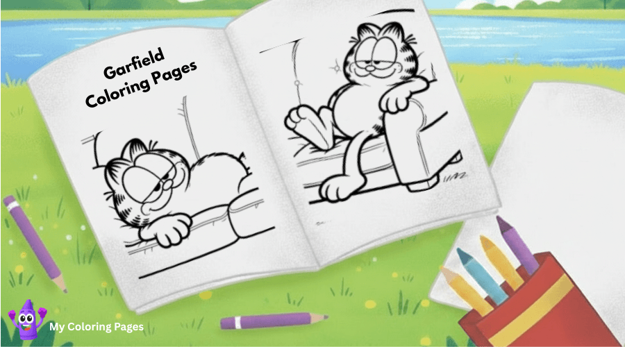 Garfield Coloring Pages