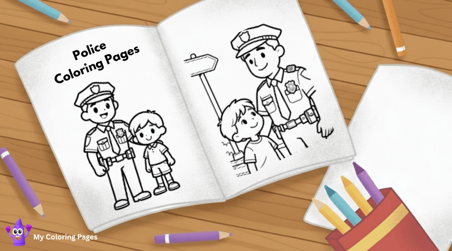 Police Coloring Pages