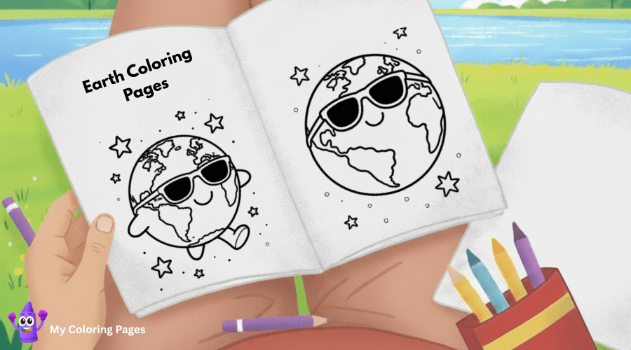 Earth Coloring Pages