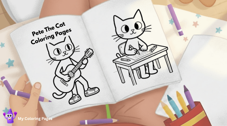 Pete The Cat Coloring Pages