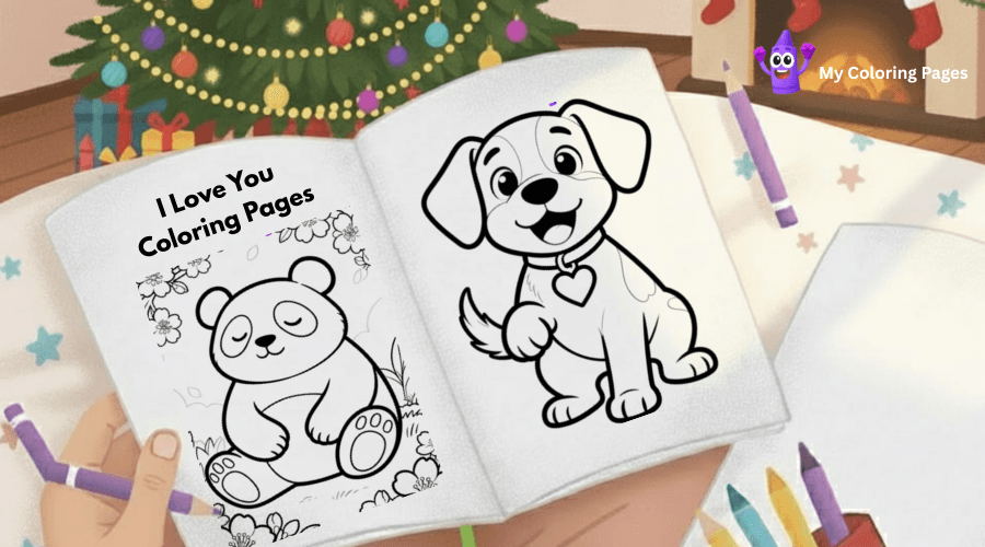 I Love You Coloring Pages