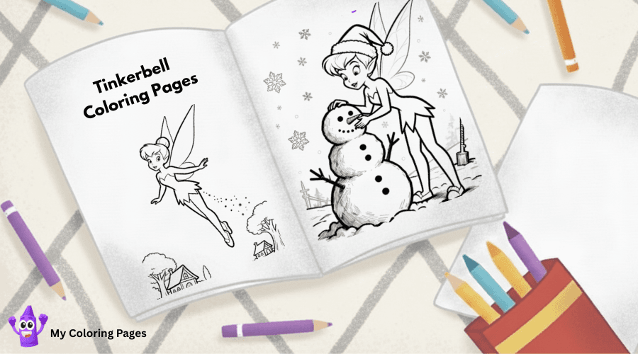 Tinkerbell Coloring Pages
