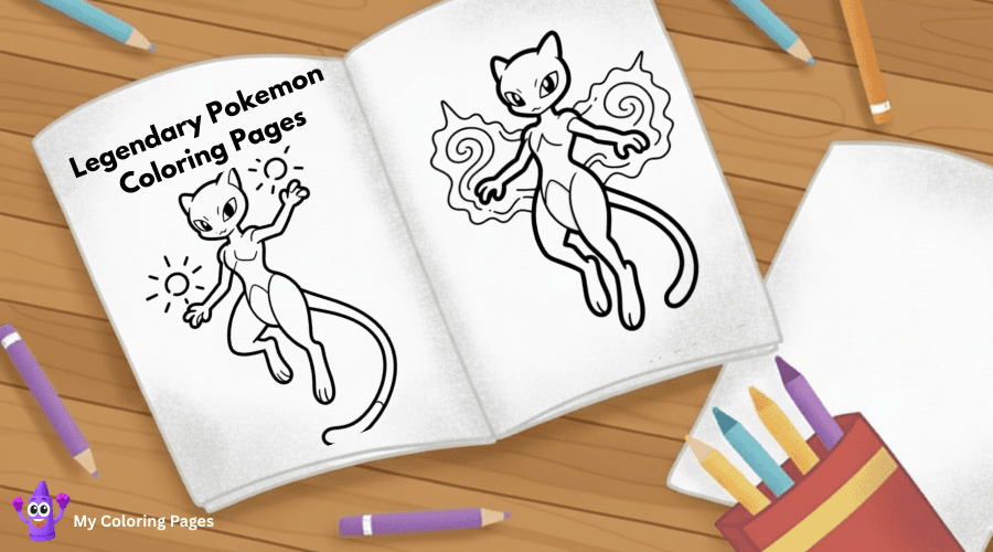 Legendary Pokemon Coloring Pages