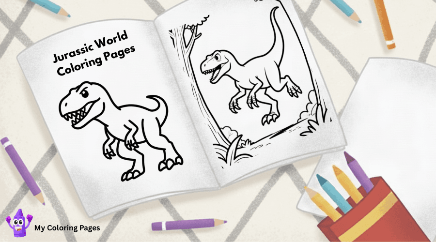 Jurassic World Coloring Pages