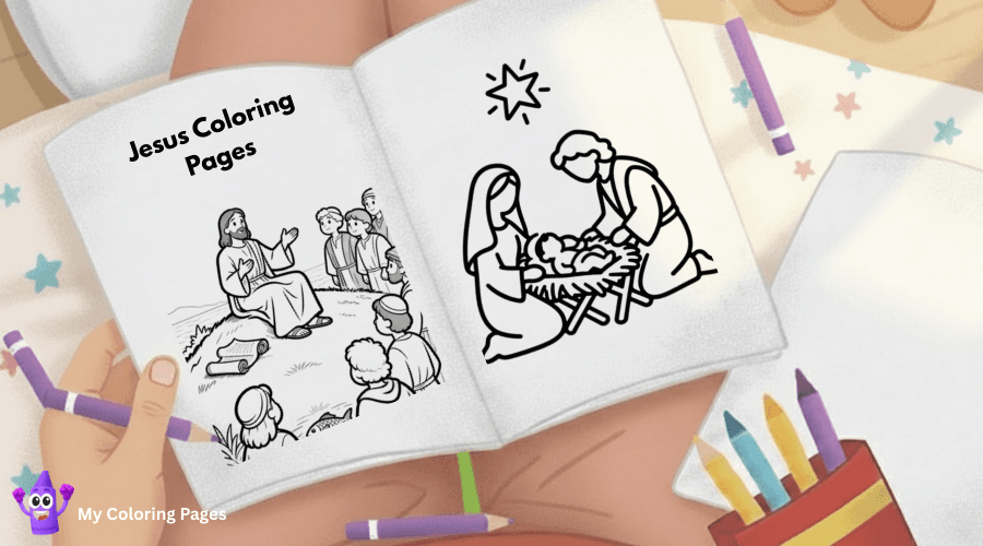 Jesus Coloring Pages