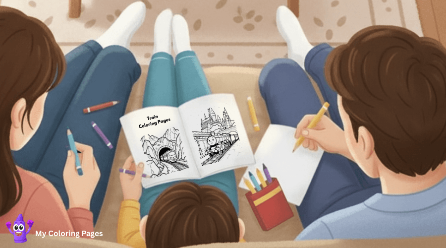 Train Coloring Pages