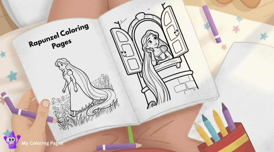 Rapunzel Coloring Pages