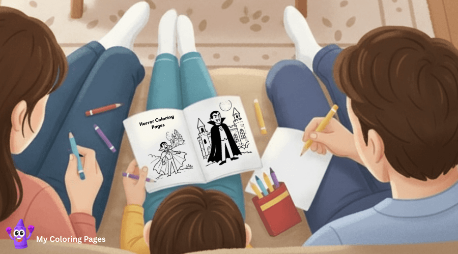 Horror Coloring Pages