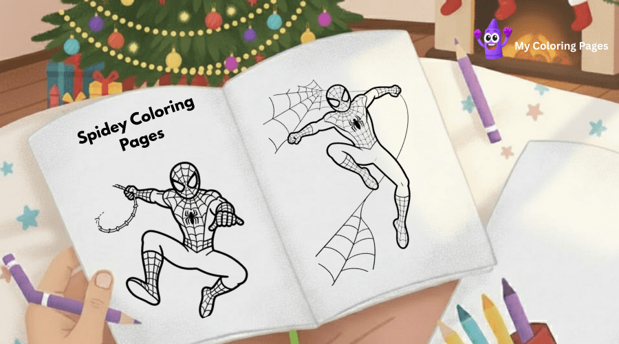 Spidey Coloring Pages