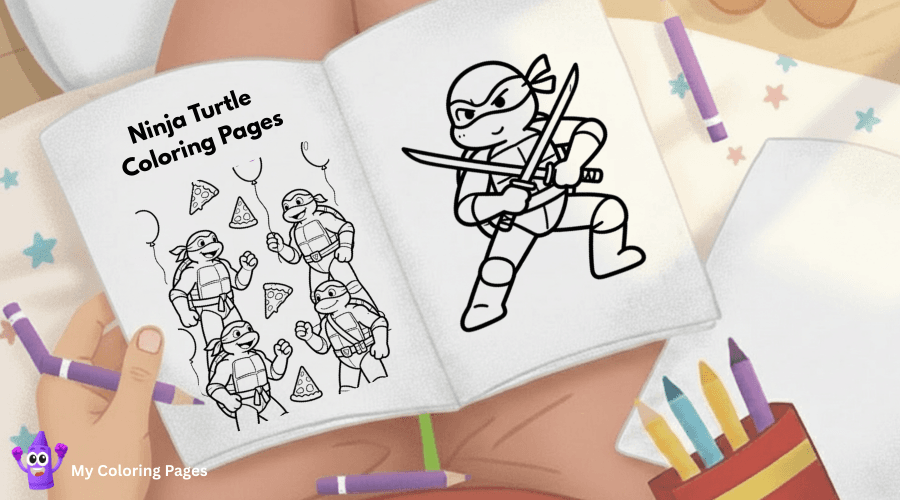 Ninja Turtle Coloring Pages