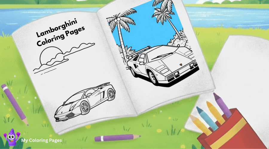 Lamborghini Coloring Pages
