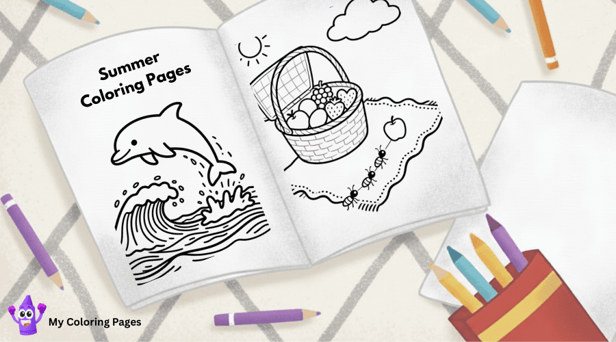 Summer Coloring Pages
