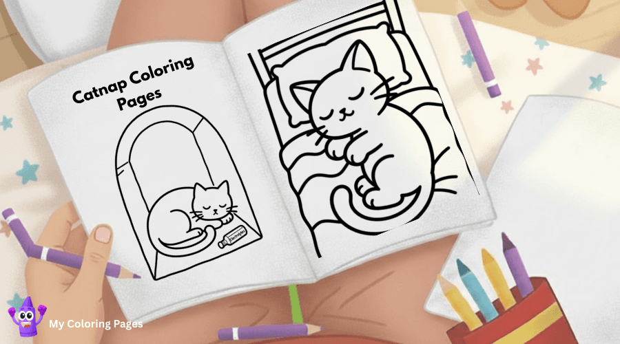 Catnap Coloring Pages