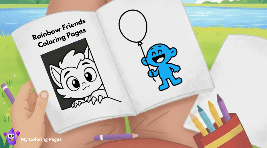 Rainbow Friends Coloring Pages