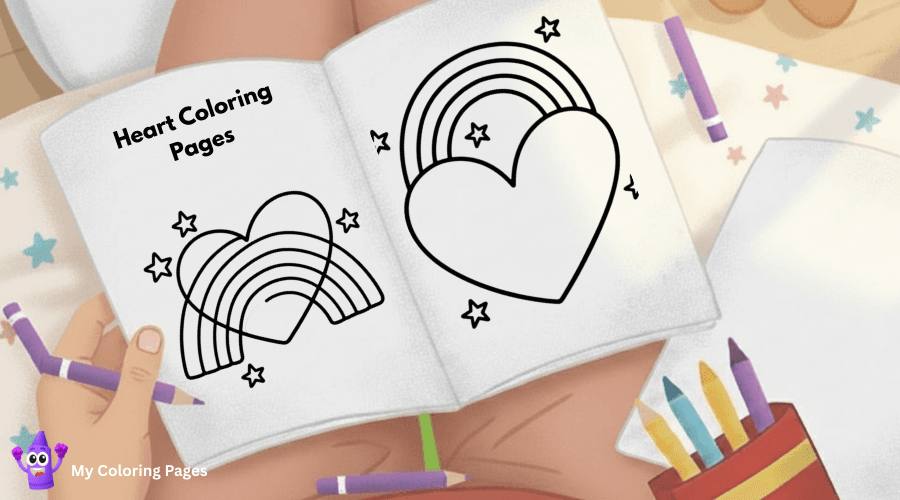 Heart Coloring Pages