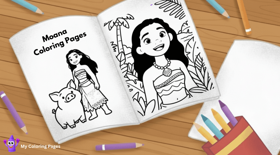 Moana Coloring Pages
