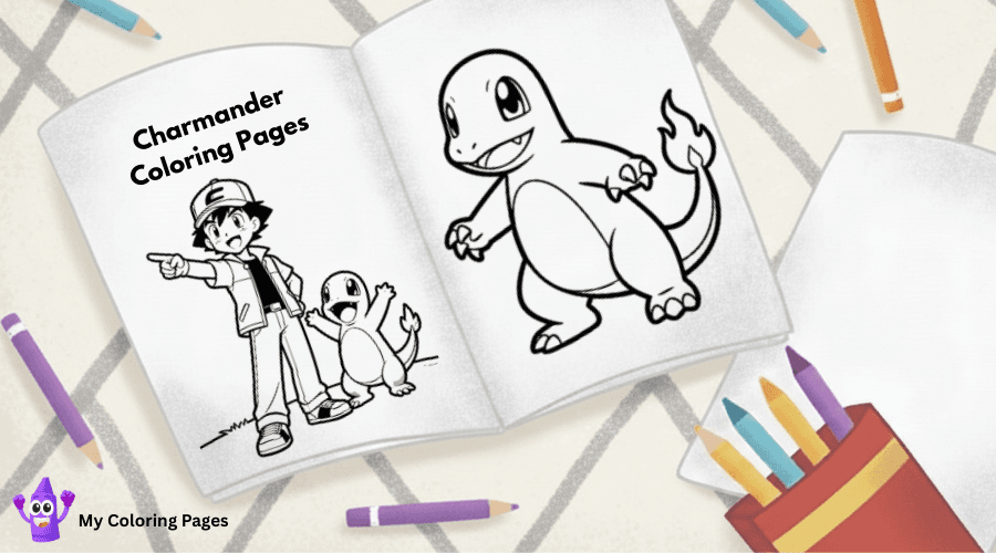 Charmander Coloring Pages