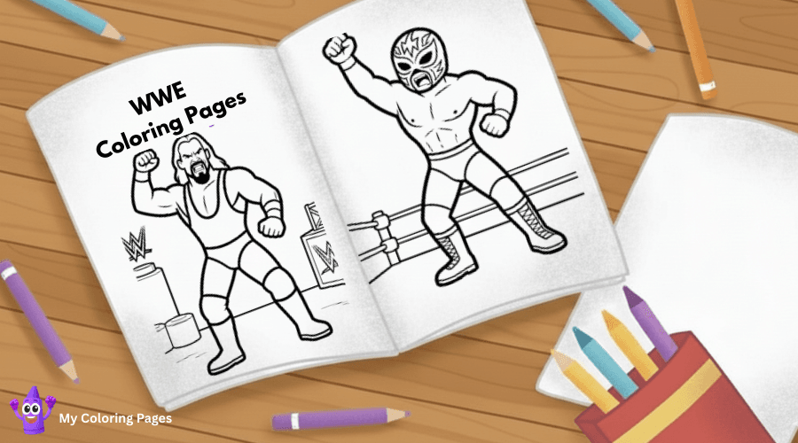 WWE Coloring Pages