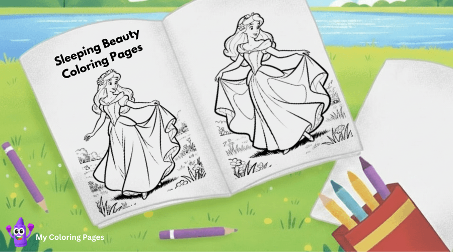 Sleeping Beauty Coloring Pages