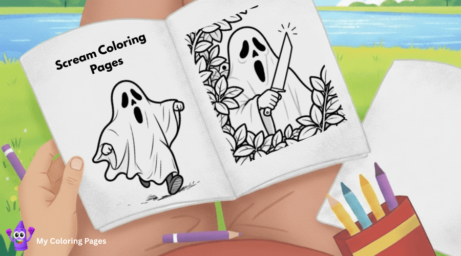 Scream Coloring Pages
