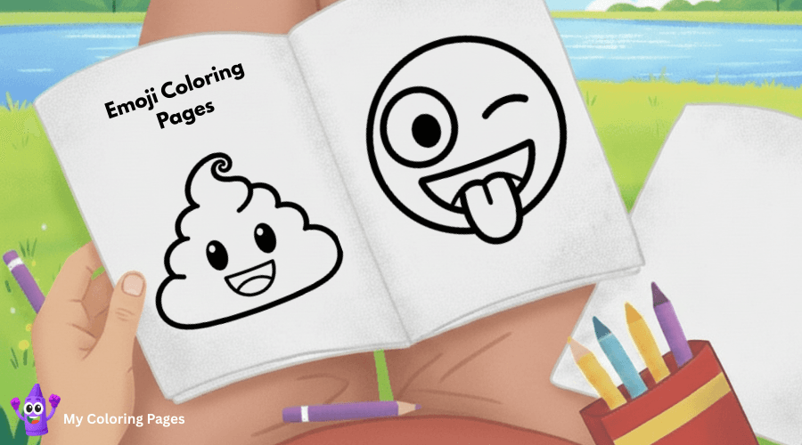 Emoji Coloring Pages